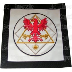 Leather Masonic apron – Memphis-Misraim – 12th degree