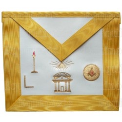Fake-leather Masonic apron – ASSR – 16th degree