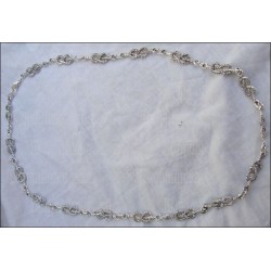 Masonic collar – Love knot – Silver finish