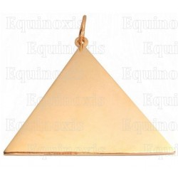 Masonic jewel – Mirror triangle