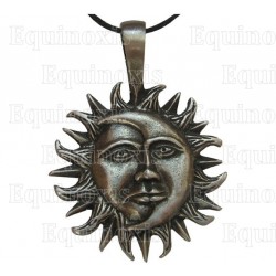 Masonic pendant – Moon and Sun