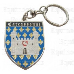 Regional keyring – Cité de Carcassonne coat-of-arms