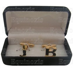 Masonic cuff-links with jewellery box – JB