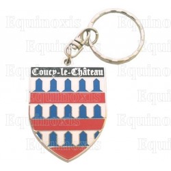 Regional keyring – Coucy-le-Château coat-of-arms