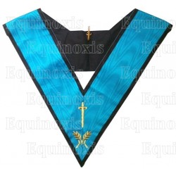 Masonic Officer's collar – AASR – 4th degree – Tyler – Machine embroidery