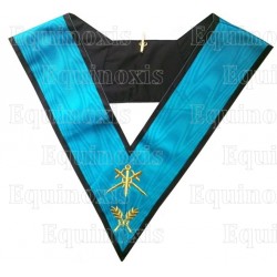 Masonic Officer's collar – AASR – 4th degree – Master of Ceremonies – Machine embroidery