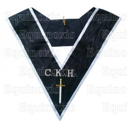 Masonic Officer's collar – ASSR – 30th degree – CKH – Grand Guard of the Camps – Machine-embroidered