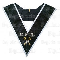 Masonic Officer's collar – ASSR – 30th degree – CKH – Grand Trésorier – Machine-embroidered