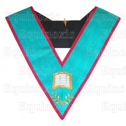 Masonic Officer's collar – AASR – Orator – Machine embroidery