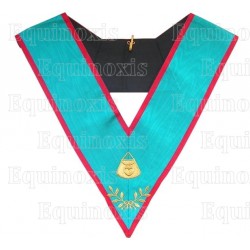 Masonic Officer's collar – AASR – Almoner – Machine embroidery