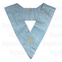Masonic Officer's collar – RSR – Treasurer – Machine embroidery