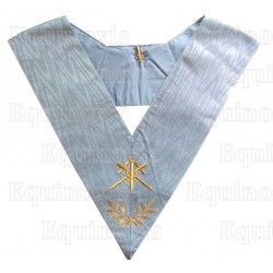 Masonic Officer's collar – Traditional French Rite – Master of Ceremonies – Machine-embroidered