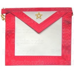 Leather Masonic apron – Excellent  Master – European Holy Royal Arch – 30 cm x 35 cm