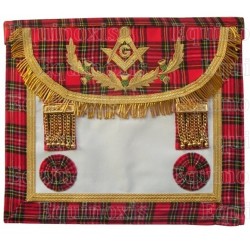 Leather Masonic apron – Scottish Rite – Master Mason