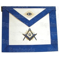 Leather Masonic apron – York Rite – Master Mason