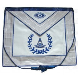 Leather Masonic apron – York Rite – Worshipful Master