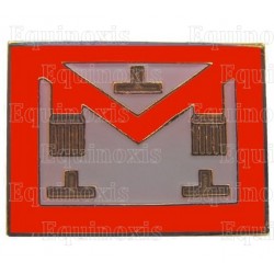 Masonic lapel pin – Worshipful Master apron – AASR