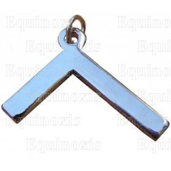 Masonic pendant – Set square – Silver finish