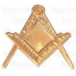 Masonic lapel pin – Square-and-compass – Apprentice