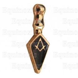 Masonic lapel pin – Trowel – Blue enamel