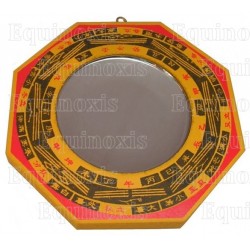 Feng-Shui bagua mirror – Miroir bois concave – 185 mm