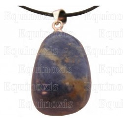 Gemstone pendant – Tumbled stone – Sodalite