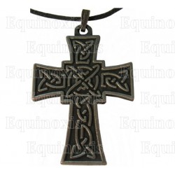 Celtic pendant – Celtic cross 1 – Antique silver