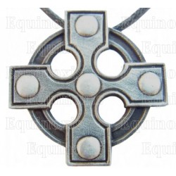 Celtic pendant – Celtic cross 2 – Antique silver