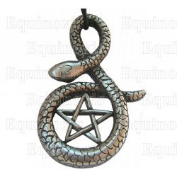 Symbolic pendant – Pentagramme in Snake