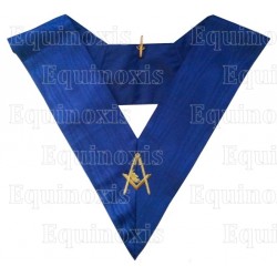 Masonic Officer's collar – Rite York – Second Diacre – Machine-embroidered