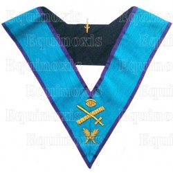 Masonic Officer's collar – Memphis-Misraim – Expert – Hand embroidery