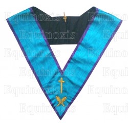 Masonic Officer's collar – Memphis-Misraim – Tyler – Hand embroidery