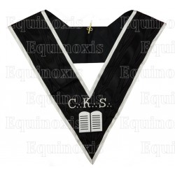 Masonic Officer's collar – ASSR – 30th degree – CKS – Grand Orator – Machine-embroidered