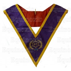 Masonic collar – Memphis-Misraim – 97th degree – Machine embroidery
