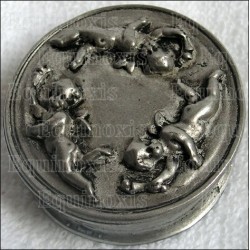 Pewter pill-box – Angels