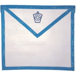 Leather Masonic apron – Rite York – La Marque – Maître