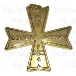 Bijou maçonnique – Stricte Observance Templière (SOT) – Croix d'Ordre