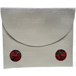 Fake-leather masonic apron – Rite Standard d'Ecosse – Companion